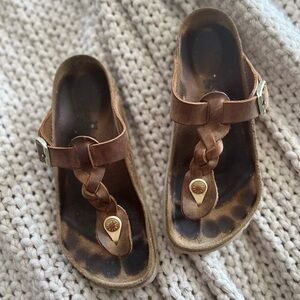 Birkenstock Gizeh Braided Oiled Leather Sandal